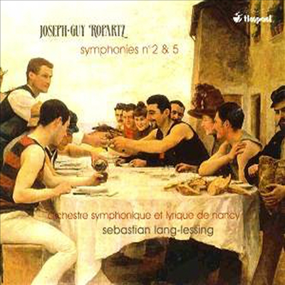 요제프-기 로파르츠 : 교향곡 2, 5번 (Joseph-Guy Ropartz : Symphonies Nos.2, 5)(CD) - Sebastian Lang-Lessing