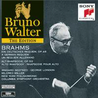 브람스 : 독일 레퀴엠, 앨토 랩소디 (Brahms : Ein Deutsches Requiem Op.45, Alt-Rhapsodie Op.53)(CD) - Bruno Walter