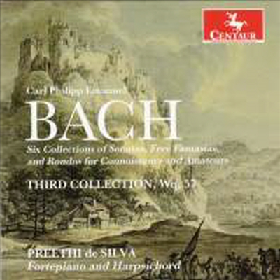 C.P.E.바흐: 건반악기 작품집 - 하프시코드 &amp; 포르테피아노 연주 (C.P.E. Bach: Works for Keyboard Sonatas - for Harpsichord &amp; Fortepiano) (2CD)(CD) - Preethi de Silva
