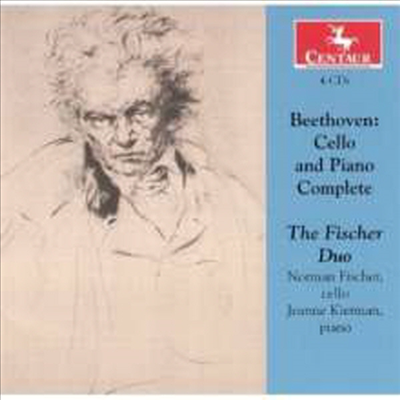 베토벤: 첼로와 파아노를 위한 작품 전집 (Beethoven: Complete Works Cello &amp; Piano) (4CD) - Fischer Duo