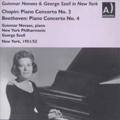 베토벤: 피아노 협주곡 4번 &amp; 쇼팽: 피아노 협주곡 2번 (Beethoven: Piano Concerto No.4 &amp; Chopin: Piano Concerto No.2)(CD) - Guiomar Novaes