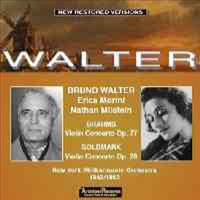 브람스 &amp; 골드마크 : 바이올린 협주곡 (Brahms: Violin Concerto Op.77 &amp; Goldmark: Violin Concerto Op.28)(CD) - Bruno Walter