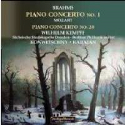 브람스 : 피아노 협주곡 1번 & 모차르트 : 피아노 협주곡 20번 (Brahms : Piano Concerto No.1 & Mozart : Piano Concerto No.20)(CD) - Wilhelm Kempff