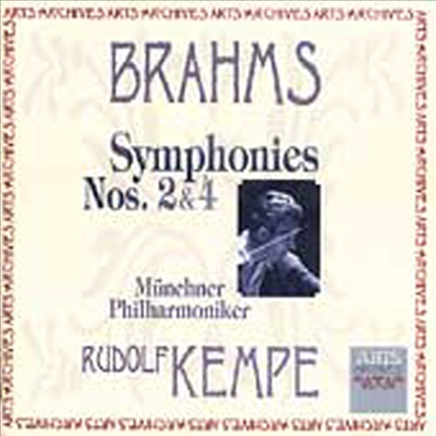 브람스 : 교향곡 2, 4번 (Brahms : Symphony No.2 Op.73, No.4 Op.98)(CD) - Rudolf Kempe