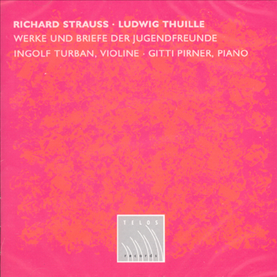 리하르트 슈트라우스 : 만령절 &amp; 바이올린 소나타 작품18 (Richard Strauss : Acht Lieder Op.10)(CD) - Ingolf Turban