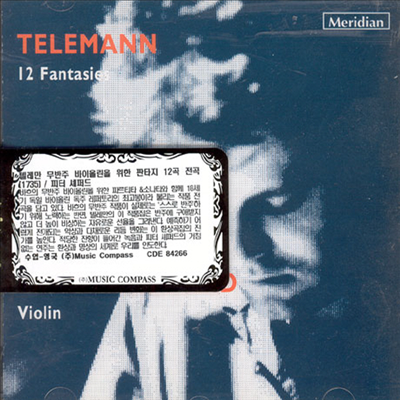 텔레만 : 무반주 바이올린을 위한 12 판타지 (Telemann : 12 Fantasies For Violin Without Bass)(CD) - Peter Sheppard