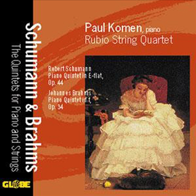 슈만, 브람스 : 피아노 오중주 (Schumann : Piano Quintet Op.44, Brahms : Piano Quintet Op.34)(CD) - Paul Komen