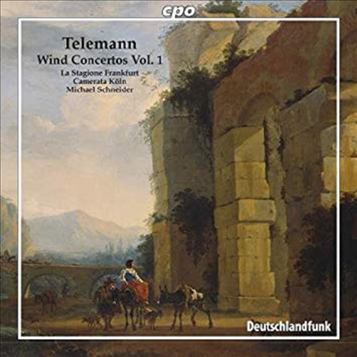 Telemann : Wind Concertos Vol.1 (CD) - Michael Schneider