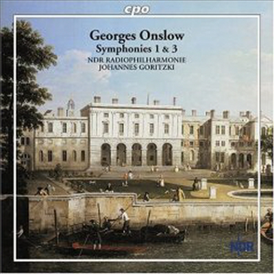 조르쥬 온슬로우 : 교향곡 1, 3번 (Georges Onslow : Symphony No.1 Op.41, No.3)(CD) - Johannes Goritzki