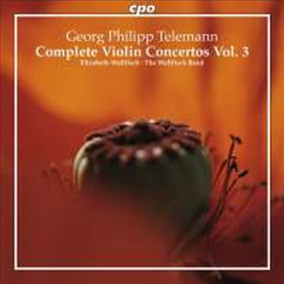 텔레만 : 바이올린 협주곡 3집 (Telemann : Complete Violin Concertos Volume 3)(CD) - Elizabeth Wallfisch