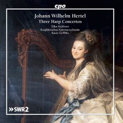 헤르텔: 하프 협주곡집 (Hertel: Three Harp Concertos)(CD) - Kevin Griffiths