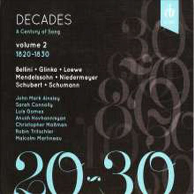 데케이즈 - 센추리 오브 송 Vol.2 1820 - 1830 (Decades - A Century of Song Vol. 2 1820 - 1830)(CD) - Malcolm Martineau