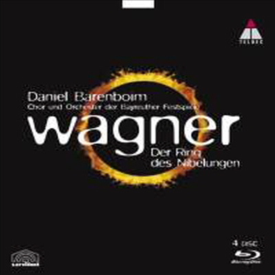 바그너: 니벨룽겐의 반지 전곡 (Wagner : Der Ring des Nibelungen) (한글무자막)(4Blu-ray Deluxe Edition Box) (2013)(Blu-ray) - Daniel Barenboim