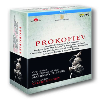 프로코피에프: 교향곡 &amp; 협주곡 전집 (Prokofiev: Complete Symphonies &amp; Concertos) (4Blu-ray) (2018)(Blu-ray) - Valery Gergiev