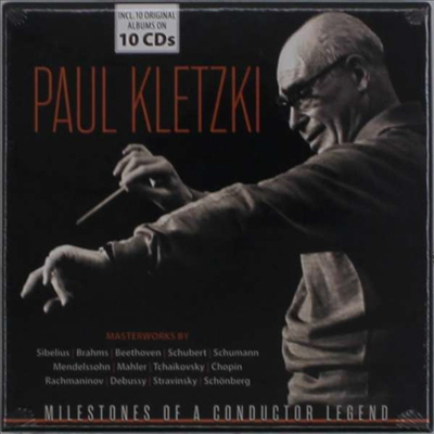 파울 클레츠키 - 전설의 지휘자 (Paul Kletzki - Milestones of a Conductor Legend) (10CD Boxset) - Paul Kletzki
