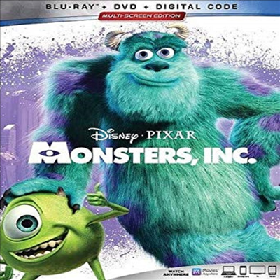 Monsters Inc (몬스터 주식회사) (Reissue)(한글무자막)(Blu-ray+DVD)