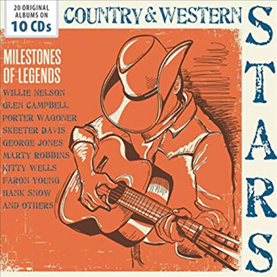 Various Artists - Country &amp; Western Stars - Milestones Of Legends (10CD Boxset)