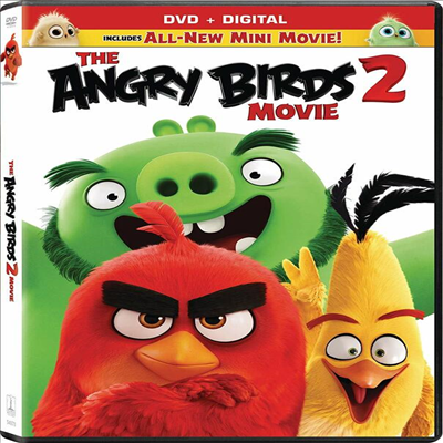 The Angry Birds Movie 2 (앵그리 버드 2: 독수리 왕국의 침공) (2019)(지역코드1)(한글무자막)(DVD + Digital)