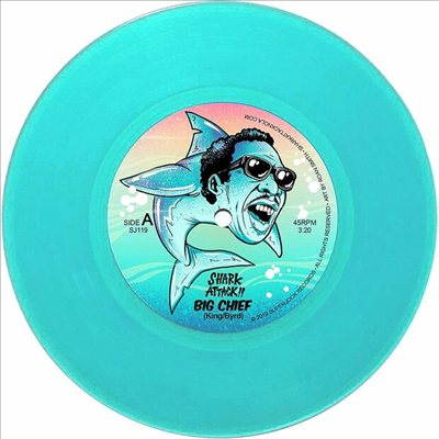 Shark Attack!! - Big Chief / Bamboula Aqua (7 inch Colored LP)