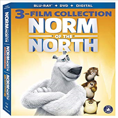 Norm Of The North 3 Film Collection (빅 컬렉션)(한글무자막)(Blu-ray+DVD)
