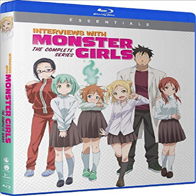 Interviews With Monster Girls: Complete Series (데미는 이야기 하고 싶어)(한글무자막)(Blu-ray)