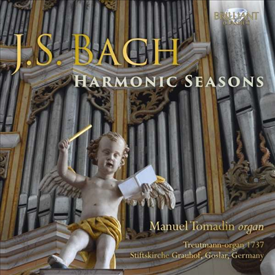 바흐: 하르모닉 시즌 - 오르간 작품집 (Bach: Harmonic Seasons - Works for Organ)(CD) - Manuel Tomadin