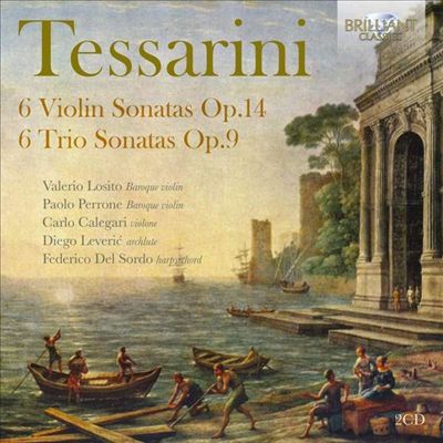 테사리니: 바이올린 소나타 작품집 (Tessarini: Violin Sonatas Op.14 &amp; Trio Sonatas Op.9) (2CD) - Valerio Losito