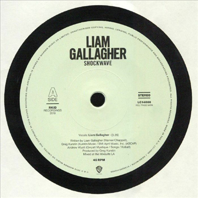 Liam Gallagher - Shockwave (7 inch Single LP)