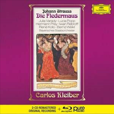 슈트라우스 2세: 오페라 &#39;박쥐&#39; (Strauss II: Opera &#39;Die Fledermaus&#39;) (2CD + 1Blu-ray Audio) - Carlos Kleiber