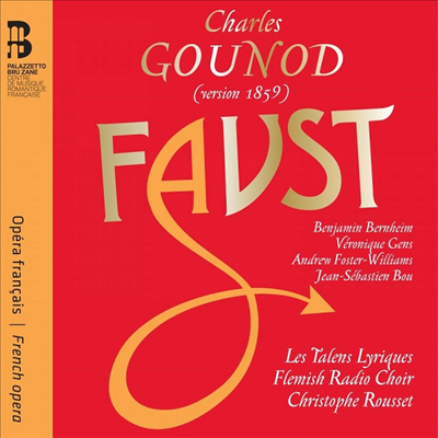 구노: 오페라 '파우스트' - 1859년반 (Gounod: Opera 'Faust' - 1859 version) (3CD + Book) - Christophe Rousset