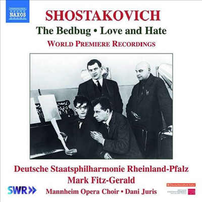 쇼스타코비치: 영화 음악 작품집 - 빈대 &amp; 사랑과 증오 (Shostakovich: Music From &#39;The Bedbug&#39; &amp; The Bedbug Suite, Op. 19A, Pt. 1 &#39;The Year 1929&#39;)(CD) - Mark Fitz-Gerald