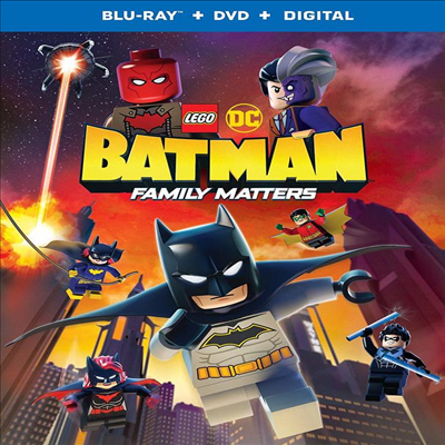 Lego DC: Batman - Family Matters (레고 DC 배트맨: 소중한 가족) (2019) (한글무자막)(Blu-ray + DVD + Digital)