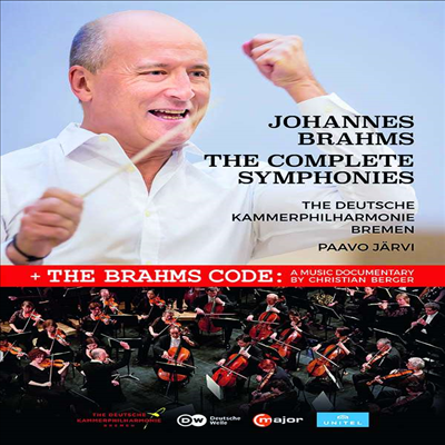 브람스: 교향곡 전곡 1 - 4번 & 다큐멘터리 '브람스 코드' (Brahms: The Complete Symphonies Nos.1 - 4 & The Brahms Code) (한글자막)(3DVD) - Paavo Jarvi