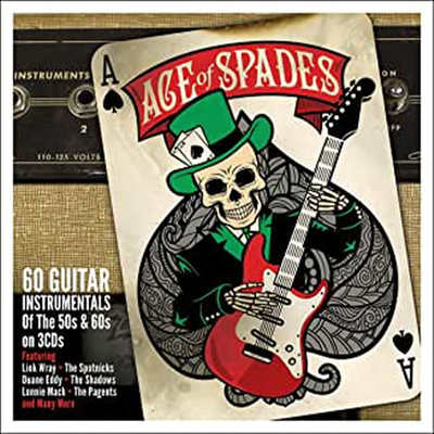 Various Artists - Ace Of Spades: 60 Guitar Instrumentals (Digipack)(3CD)