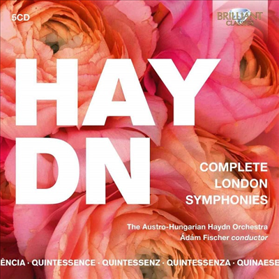 하이든: 런던 교향곡 전집 93 - 104번 (Haydn: Complete London Symphonies Nos.93 - 104) (5CD) - Adam Fischer