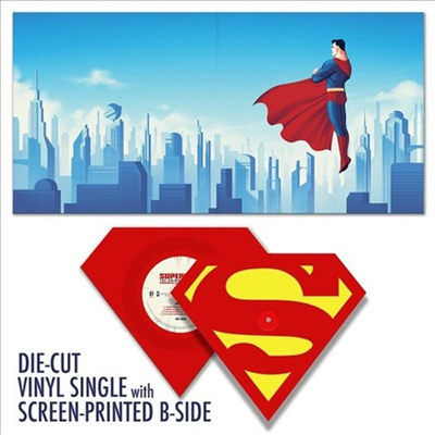 Shirley Walker - Superman (슈퍼맨) : Animated Series (Gatefold Red Die-Cut Vinyl LP)(Soundtrack)