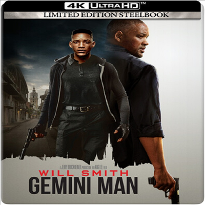 Gemini Man (제미니 맨) (Steelbook)(4K Ultra HD+Blu-ray)(한글무자막)