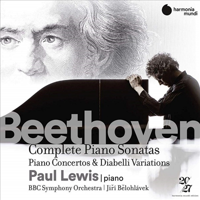 베토벤: 피아노 소나타 1 - 32번 & 피아노 협주곡 1 - 5번 전집 (Beethoven: Complete Piano Sonatas Nos.1 - 32 & Piano Concertos Nos.1 - 5) (14CD Boxset) - Paul Lewis