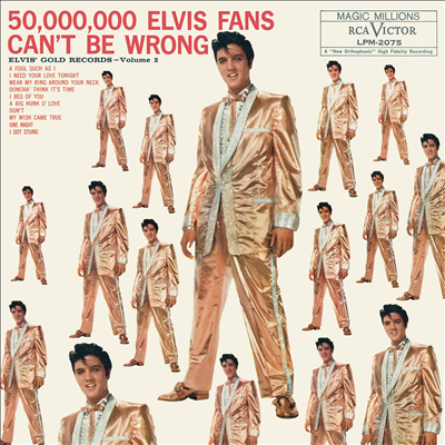 Elvis Presley - 50,000,000 Elvis Fans Can't Be Wrong: Elvis' Gold Records Vol. 2 (140g LP)(Digital Download Card)