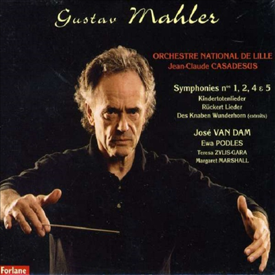 말러: 교향곡 1, 2, 4 &amp; 5번 (Mahler: Symphonies Nos.1, 2, 4 &amp; 5) (6CD) - Jean-Claude Casadesus