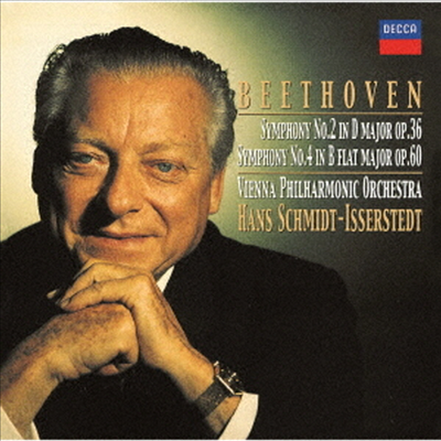 베토벤: 교향곡 2, 4번 (Beethoven: Symphonies Nos.2 & 4) (SHM-CD)(일본반) - Hans Schmidt-Isserstedt