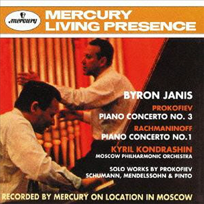 프로코피에프: 피아노 협주곡 3번, 라흐마니노프: 피아노 협주곡 1번 (Prokofiev: Piano Concerto No.3, Rachmaninov: Piano Concerto No.1) (Ltd. Ed)(Remastered)(일본반)(CD) - Byron Janis