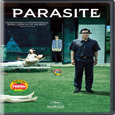 Parasite (기생충) (2020 골든글로브 영화상 수상작)(봉준호 감독 작품)(지역코드1)(지역코드1)(한글무자막)(DVD)