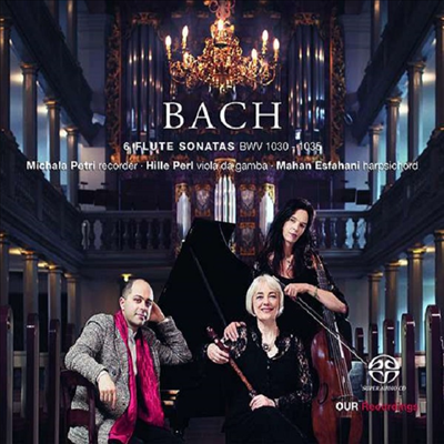 바흐: 여섯개의 플루트 소나타 (Bach: Six Flute Sonatas BWV. 1030 - 1035) (SACD Hybrid) - Michala Petri