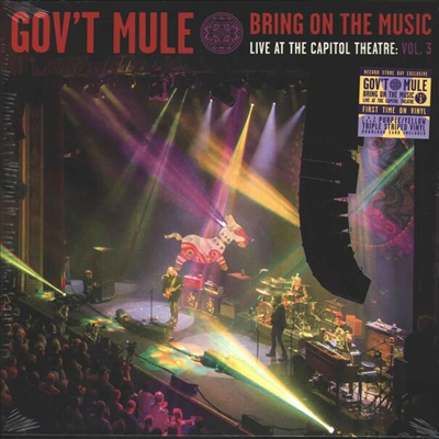 Gov&#39;t Mule - Bring On The Music: Live At The Capitol Theatre Vol.3 (MP3 Download)(Gatefold)(Purple/Yellow Triple Striped LP)