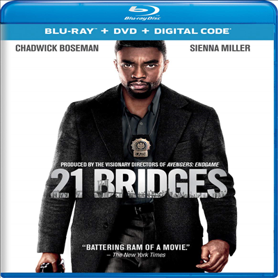 21 Bridges (21 브릿지: 테러 셧다운)(한글무자막)(Blu-ray+DVD)