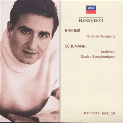 브람스: 파가니니 변주곡, 슈만: 아라베스크, 교향적 연습곡 (Brahms: Paganini Variations, Schumann: Arabeske, Symphonic Etudes)(CD) - Jean-Yves Thibaudet