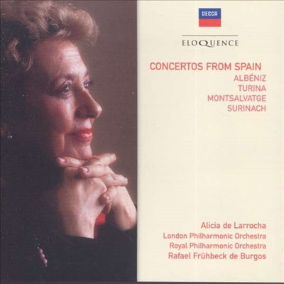 알리시아 데 라로차 - 스페인 피아노 협주곡 (Alicia de Larrocha - Concertos From Spain)(CD) - Alicia de Larrocha