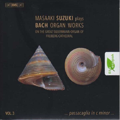 마사아키 스즈키가 연주하는 바흐 오르간 작품 3집 (Masaaki Suzuki plays Bach Organ Works, Vol.3) (SACD Hybrid)(Digipack) - Masaaki Suzuki