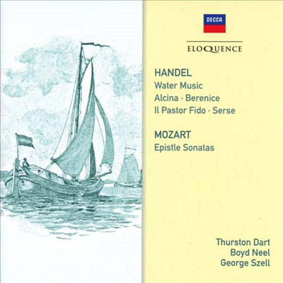 헨델: 수상음악, 모차르트: 교회 소나타 (Handel: Water Music / Mozart: Epistle Sonatas)(CD) - Thurston Dart